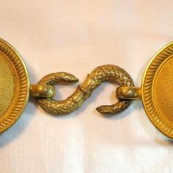 boucle compl&egrave;te PM pour ceinturon officier du g&eacute;nie pour tenue mod&egrave;le 1935 SDC24INS011