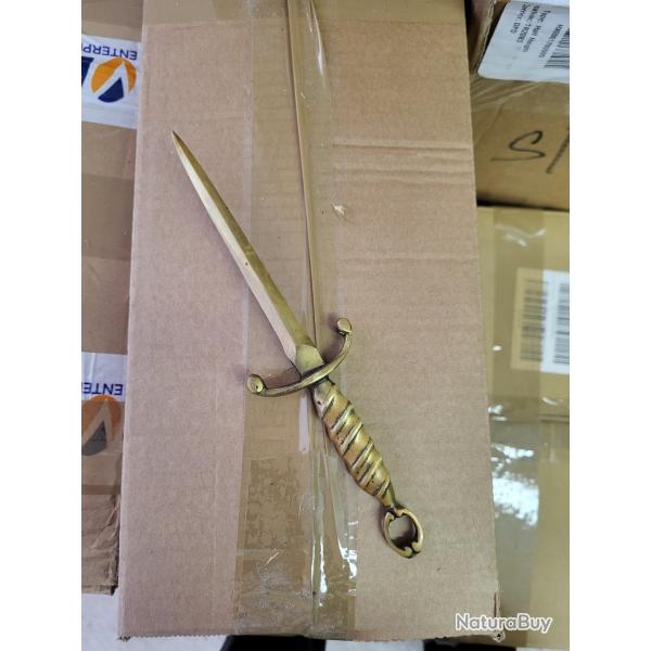 coupe papier en laiton