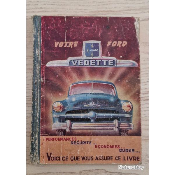 Livre guide technique et pratique "Ford Vedette"
