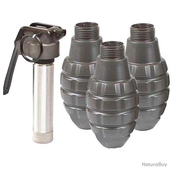 APS Thunder B Airsoft CO2 Simulation Grenade (Model: Pineapple / Set of 3)