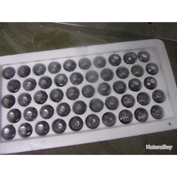 50 balles plomb Pedersoli ..454  (11,53)   250 grains