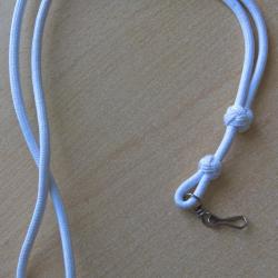 Cordon blanc de sifflet Gendarmerie Police