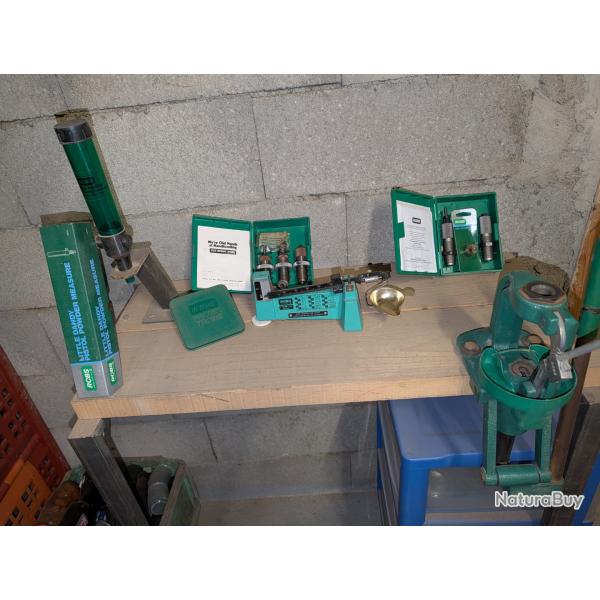 Mat�riel de rechargement RCBS, lot avec presse Rock Chucker