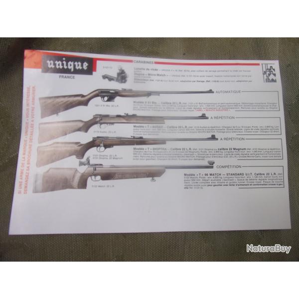 document  publicitaire Unique  16 X 24 cm