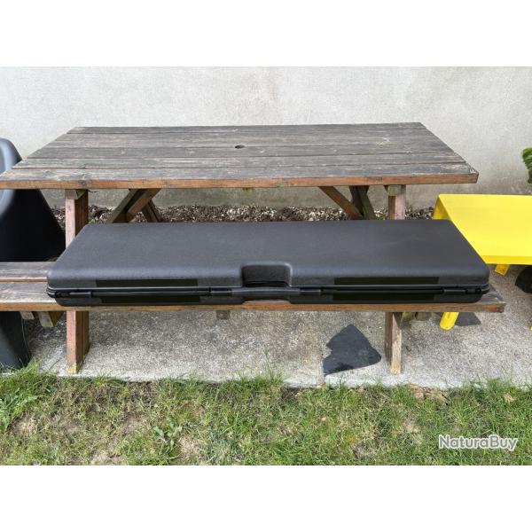 Mallette pour carabine, Fritzmann noire 130x33 cm