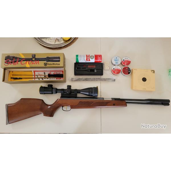 Carabine Weihrauch HW97K 7.5 Joules - calibre 4.5mm + Accessoires