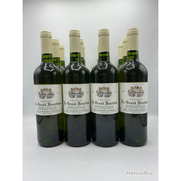 Vente flash ! 12 Bouteilles de vin blanc Ch�teau Le Grand Housteau Bordeaux Blanc - 2019