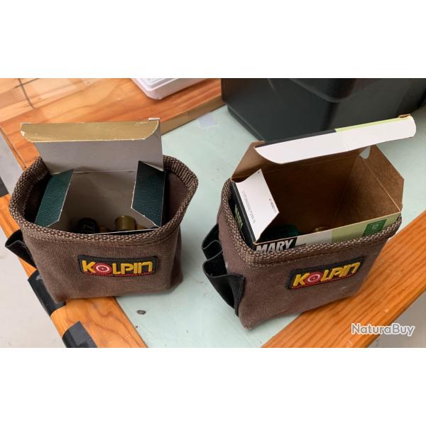 Deux sacoches porte bo�te cartouches