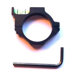 Collier avec niveau &agrave; bulle, diam&egrave;tre 30 mm, en aluminium