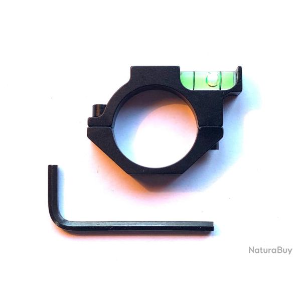Collier avec niveau � bulle, diam�tre 25.4 mm, en aluminium