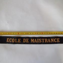 ruban &eacute;cole de Maistrance - insigne bachi marine