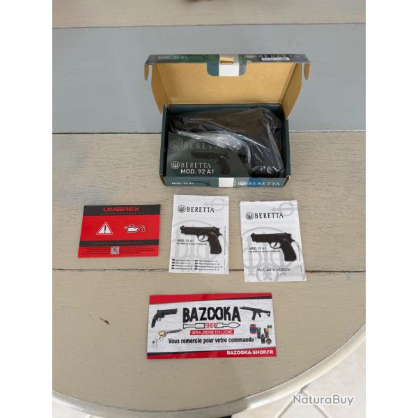 Beretta 92A1. Calibre 4,5 mm. CO2. Full m�tal