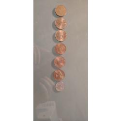 Titre : Lot pi&egrave;ces 10 francs anciennes (ann&eacute;es 70-80)