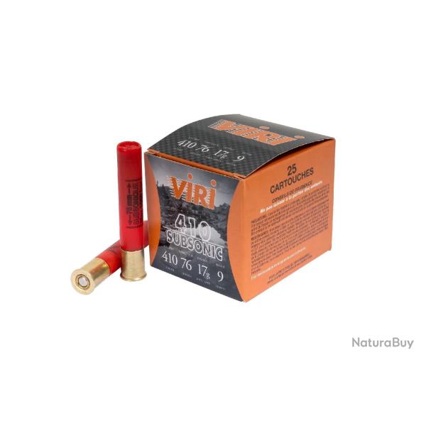 MUNITIONS VIRI 410 SUBSONIC 17G BJ PB6 X25