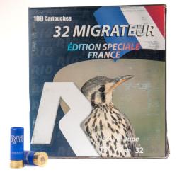 PACK CARTOUCHES RIO 12/70 MIGRATEUR BJ 32GR PB7.5 X100