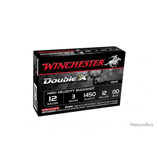 CHEVROTINES WINCHESTER DOUBLE X BUCKSHOT 12/76 12GR X5
