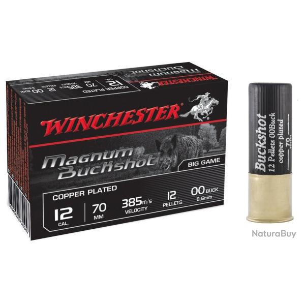 CHEVROTINES WINCHESTER DOUBLE X BUCKSHOT 12/76 10GR X5