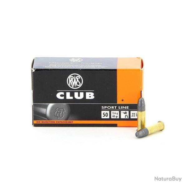MUNITION RWS CLUB CAL .22LR X50