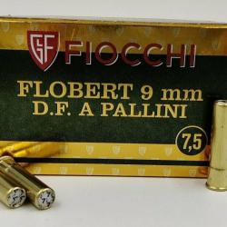 CARTOUCHE FIOCCHI 9MM FLOBERT PB 7.5 BOITE DE 25