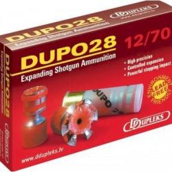CARTOUCHE A BALLE DUPO 28 MAGNUM CAL 12/76 X5