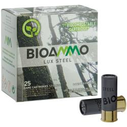 CARTOUCHE, BIO AMMO LUX ACIER, 12/70, 16MM 28G PB5 BOITE DE 25