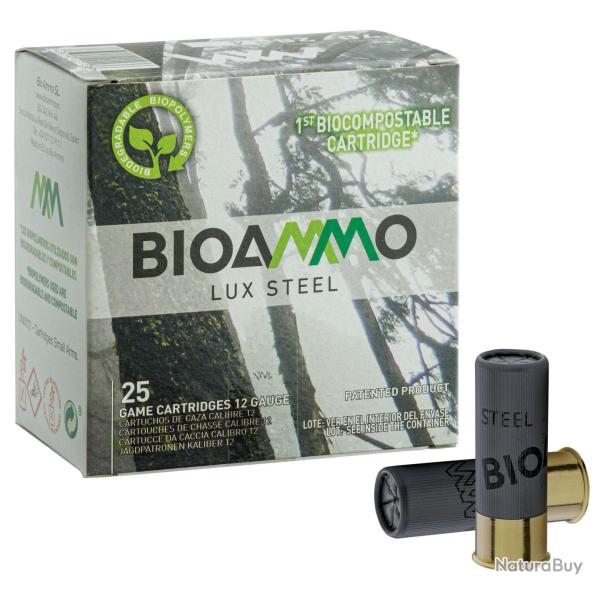 CARTOUCHE, BIO AMMO LUX ACIER, 12/70, 16MM 28G PB5 BOITE DE 25