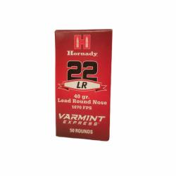 BOITE DE 50 CARTOUCHES HORNADY 22LR 40GR LRN 83211+