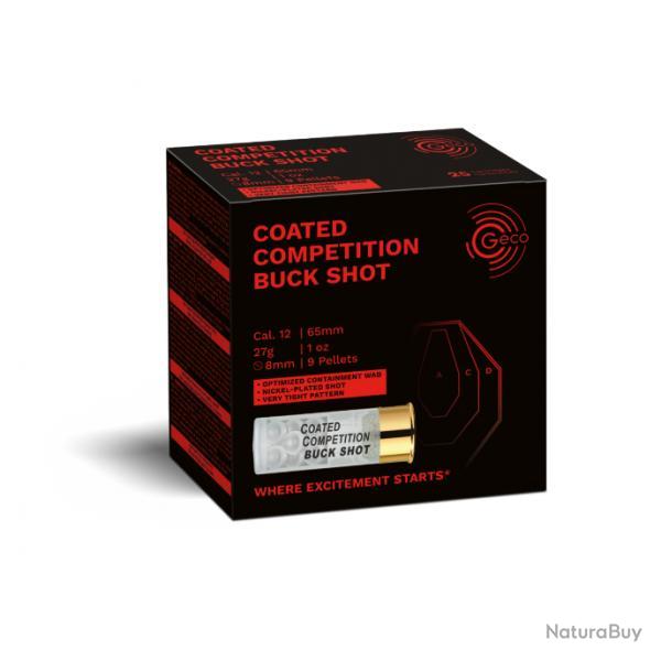 MUNITION GECO COMPETITION CC BUCK SHOT CHEVROTINE 12/65 27G/9GR