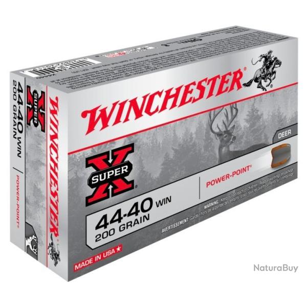 CARTOUCHES 44-40 WINCHESTER POWER POINT 200GR X50