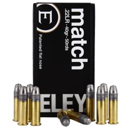 CARTOUCHES ELEY MATCH CAL. 22 LR X50