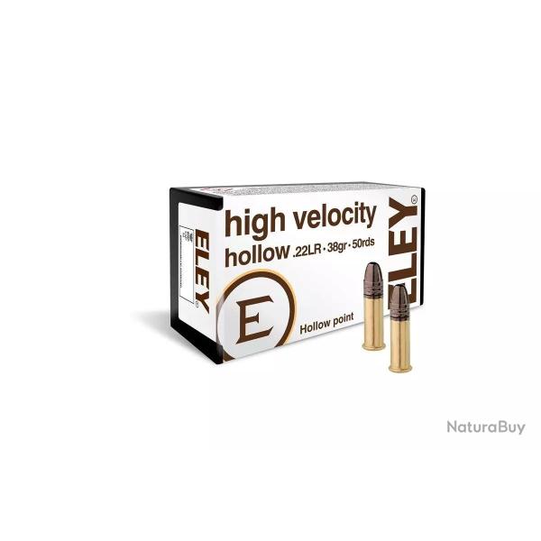 MUNITIONS ELEY HIGH VELOCITY HOLLOW POINT CAL. 22 X50