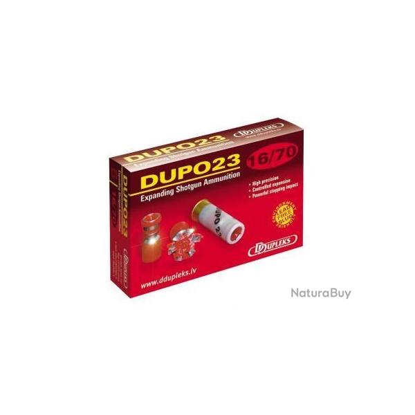 CARTOUCHE A BALLE DUPO 16/70 X5