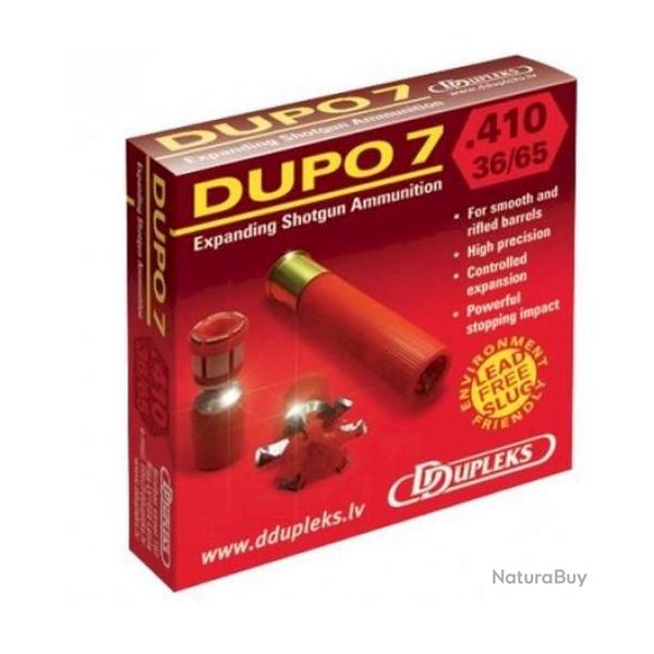 CARTOUCHE A BALLE DUPO 7 CAL 410