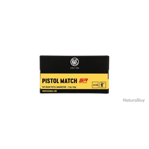 MUNITIONS RWS CALIBRE .22LR PISTOL MATCH SR