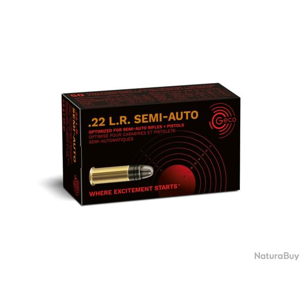MUNITION GECO .22LR SEMI AUTO
