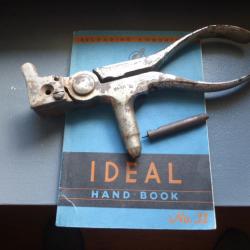 Pince Ideal / outil de rechargement avec moule &agrave; balles en calibre 38-56 + extracteur