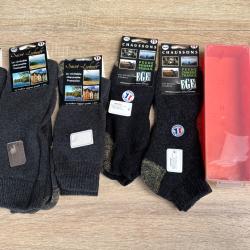 lot de 3 chaussettes + 2 chaussons + 2 boites offerte aux ench&egrave;res d&eacute;stockage chasse ench&egrave;re 20