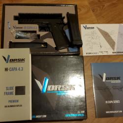 Vorsk Hi-Capa 4.3 PA GBB noir (Haut de gamme) airsoft TBE (Fabriqu&eacute; par nuprol) (2chargeurs)