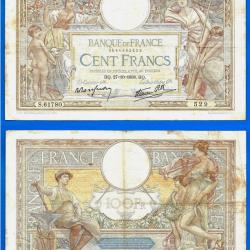 France 100 Francs 1938 Merson Grand Billet Franc Frs Frc Frcs