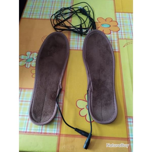 semelles chauffantes