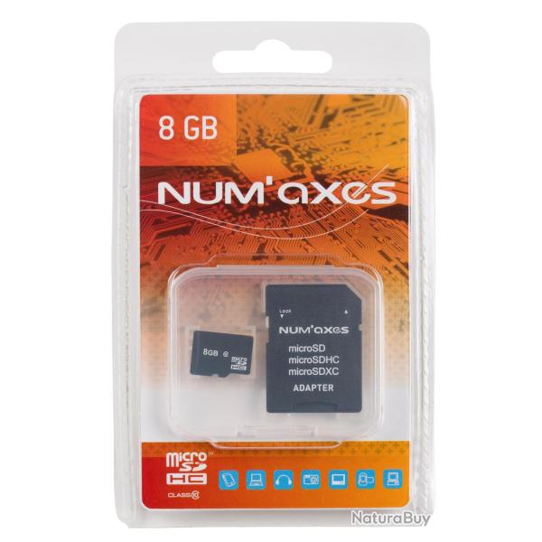 CARTE M�MOIRE SD / MICRO SD NUM'AXES 8 Go