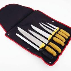 SAC DE 7 PIECES COUTEAUX BOUCHER PRADEL