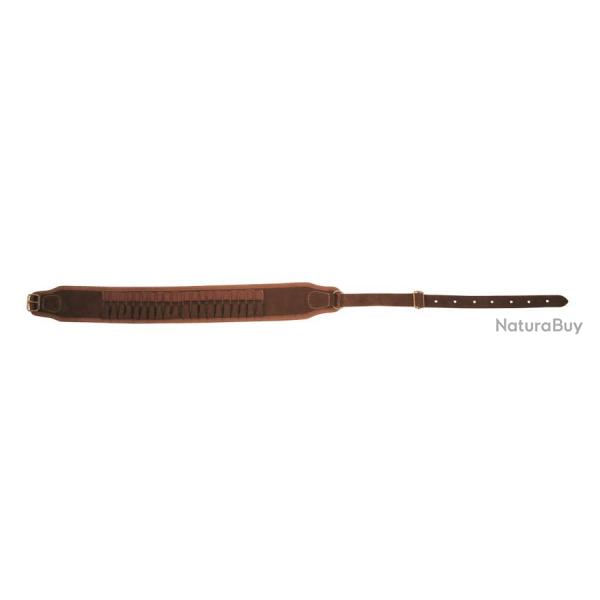 CARTOUCHI�RE 20 BALLES GRANDE CHASSE EN CUIR VELOUR