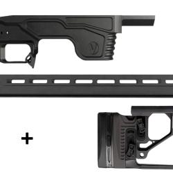 Kit Droitier Vision pour Tikka T3x Short Action - ( Partie centrale + Crosse  + GM Competition G2 )