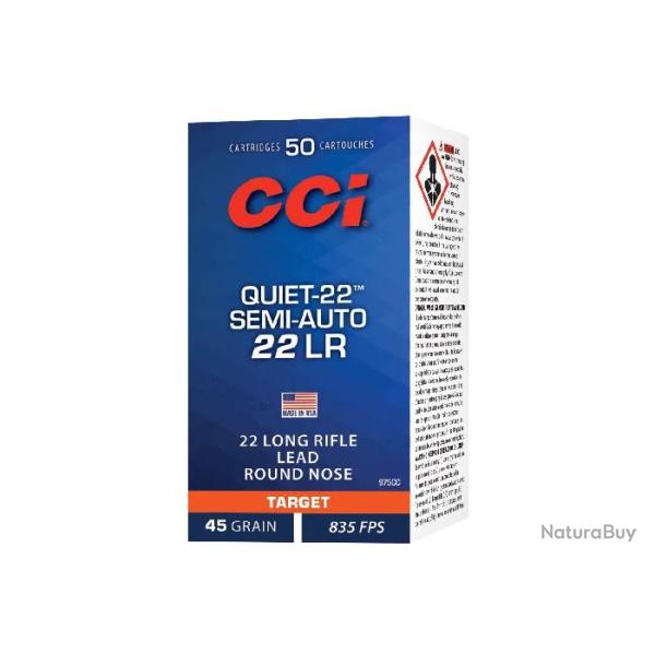 Balles 22 LR CCI Quiet-22 Semi-auto