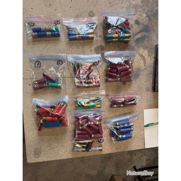 Lot cartouches cal.12