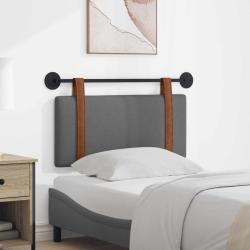 Salon de jardin 9 pcs avec coussins gris r&eacute;sine tress&eacute;e