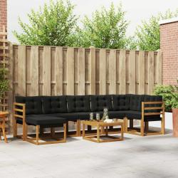 Cl&ocirc;ture de jardin WPC 699x106 cm Gris