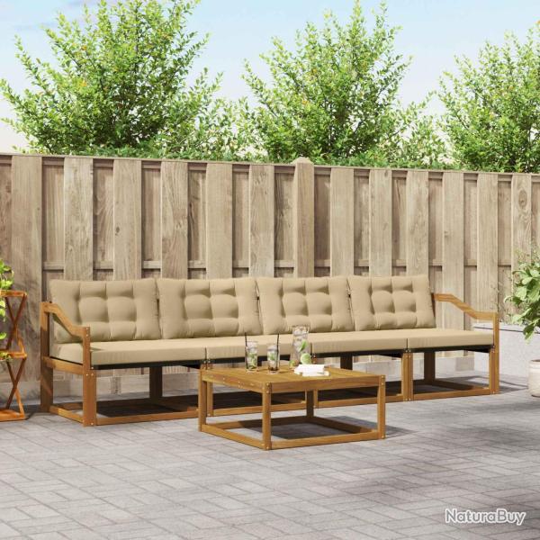 Salon de jardin 11 pcs avec coussins noir r�sine tress�e