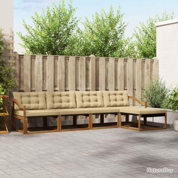 Salon de jardin 11 pcs avec coussins noir r�sine tress�e